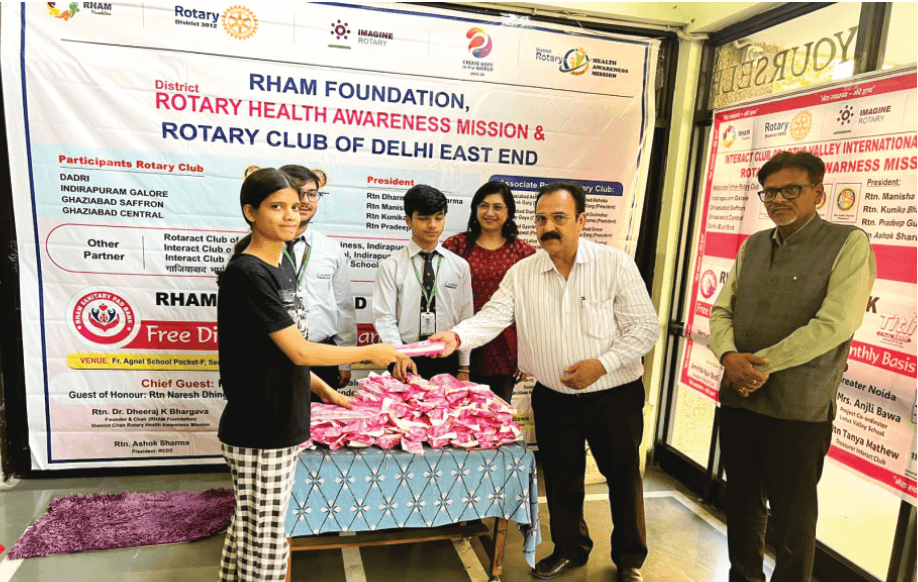 Sanitary Pad Distribution